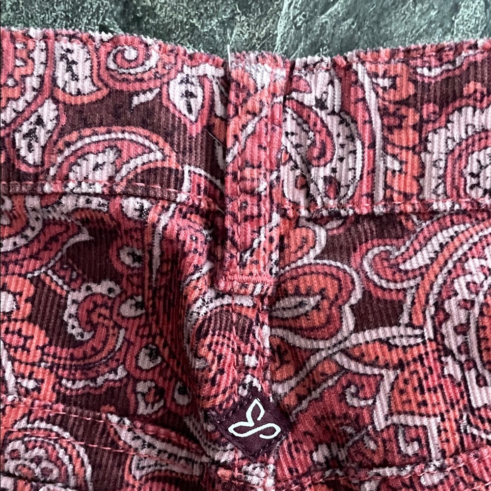 PRANA Paisley Print Women's Straight-leg Pants Preppy Casual Coastal Colourful - Picture 7 of 13